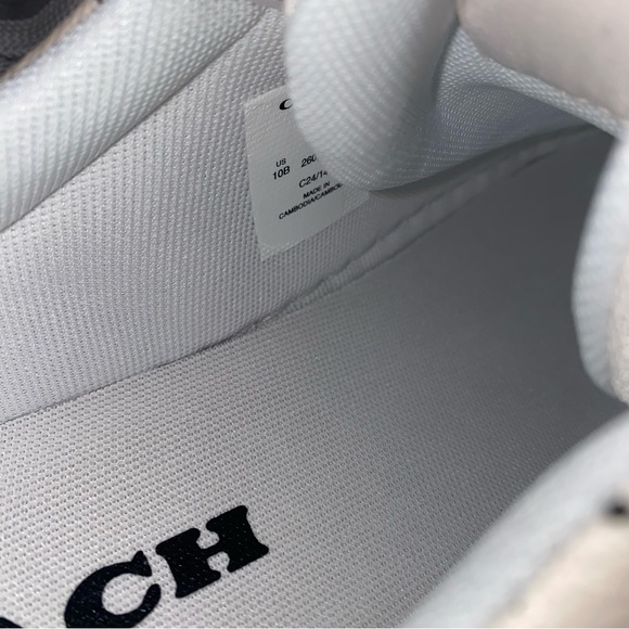 Coach Clip Low Top Sneaker With Floral Print New in box size 10 - Picture 8 of 9